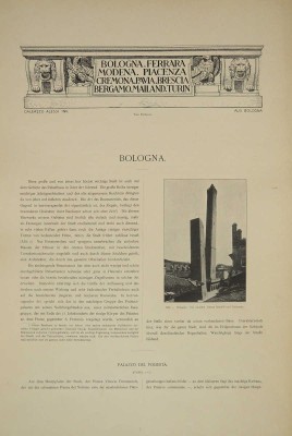[Дворцовая архитектура Северной Италии и Тосканы с XIII в. до XVIII в. Berlin: Verlag von Ernst Wasmuth A.-G., 1911.